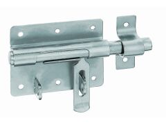 Bolzen-Schlossriegel, blau verzinkt - 88/140x67