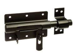 Bolzen-Schlossriegel, Schwarz beschichtet - 100/160x66