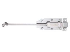 Tür-Stangenriegel mit Knopfgriff, galvanisch verzinkt, dickschichtpassiviertt - 406