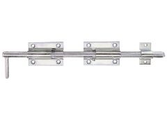 Bolzen-Stangenriegel, galvanisch verzinkt, dickschichtpassiviert ,Platte 2tlg - 400-16