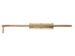 Bolzen-Stangenriegel, Gelb verzinkt - 600 - 18