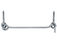 Sturmhaken,m.Öse,Edelstahl, zum einschrauben -120x - 4,2