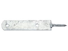 Zaunriegelhalter mit Holzgewinde 8 x 60 - feuerverzinkt - zum Anschrauben - 210 mm