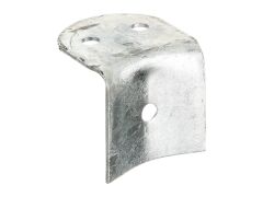 Zaun-Riegelbeschlag für Pfosten und Halbrund-Zaunriegel 100 mm - feuerverzinkt  -  70 x 65 x 70