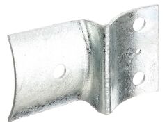 Zaun-Riegelbeschlag für Pfosten und Palisaden 100 mm - feuerverzinkt  -  70 x 117,5