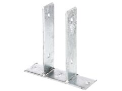 U-Pfostenträger - Typ345 - feuerverzinkt - zum Aufschrauben -  71 x 200