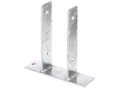 U-Pfostenträger - Typ345 - feuerverzinkt - zum Aufschrauben -  81 x 200