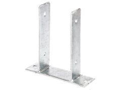 U-Pfostenträger - Typ345 - feuerverzinkt - zum Aufschrauben -  101 x 200