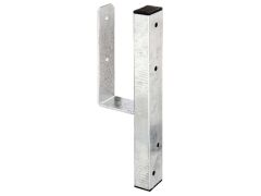 U-Pfostenträger für L-Randsteine - feuerverzinkt - zum Anschrauben -  91 x 230