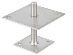 I-Pfostenträger - verstellbar 30-150 - galvanisch verzinkt, dickschichtpassiviert - zum Aufschrauben -  150 x 150