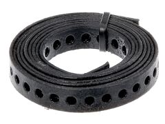 Lochband, verzinkt, schwarz - 12mm/1,5m
