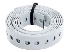 Lochband, verzinkt, weiß - 12mm/1,5m