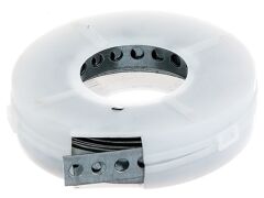 Lochband in Kassette, sendzimirvezrinkt - 12mm/3m