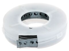 Lochband in Kassette, sendzimirverzinkt - 17mm/3m