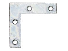 12 Stück Möbelwinkel/Eckwinkel, verzinkt, 40x40x10