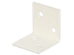 Breitwinkel gleichschenklig, weiß zinkphosphatiert - 30x30x30