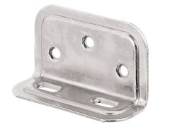 Breitwinkel geprägt, Langloch, ungleichschenklig, gelb verzinkt - 25x40x70