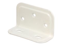 Breitwinkel geprägt, Langloch, ungleichschenklig, weiß zinkphosphatiert - 25x40x70