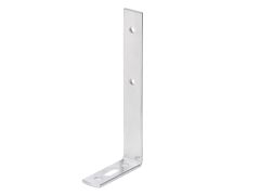 Gardinenwinkel mit Langloch,galvanisch verzinkt - 55x120x17