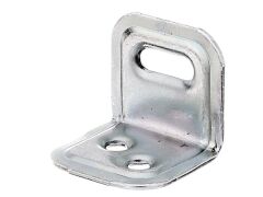 Verstellwinkel mit Langloch, geprägt, verzinkt - 25x25x30