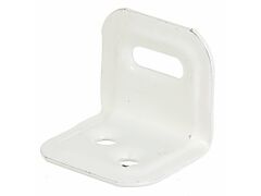 Verstellwinkel geprägt,Langloch, Weiß - 25x25x30