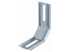 Verstellwinkel, 2x45 Grad, verzinkt 80x72x30mm