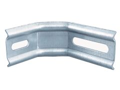 6 Stück Verstellwinkel, 2x45 Grad, verzinkt 130x72x30