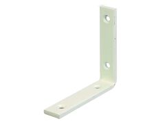 Balkenwinkel, zinkphosphatiert, weiß, 100x100x20