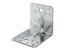 Schwerlast Winkelverbinder mit Sicke, verzinkt - 105x105x90