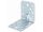 Winkelverbinder mit Sicke + Fixierkralle, verzinkt - 90x90x65