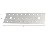 12 Stück Lochplatte,verzinkt 200x60x2, Grosspackung