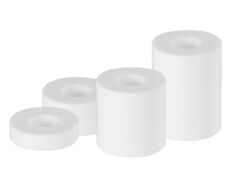 5er Set Distanzhülsenset, Kunststoff weiß - 20x5/10/20/30
