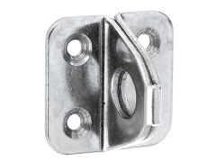 Öse auf Platte,Edelstahl, 35x35