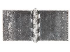 Scharnier,breit,roh, zum Anschweißen, 80x160