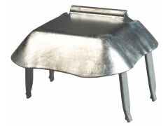 Auflaufstütze, ungelocht, feuerverzinkt - 210x205