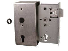 Schlosskasten, mit Schloss 30, Dornmaß 55, 8,6x8,6