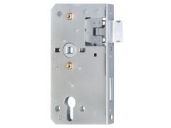 Ersatzschloss, Dornmaß 60, verzinkt , Schlosskasten 30