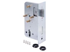 Ersatzschloss für Schlosskasten 60, verzinkt , Dornmaß 65