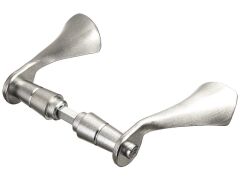 Türdrücker, 1Paar, silbergrau 40x115