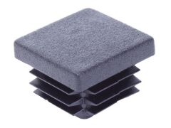 4 Stück Pfostenkappe für Universalpfosten, schwarz, 30x30