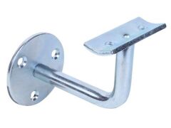 Handlaufstütze, Auflage gewölbt, nicht verstellbar, verzinkt , - 50