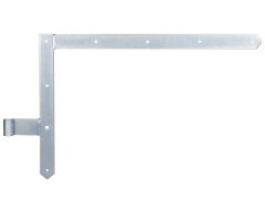 Tor-Winkelband, spitz, oben,galvanisch verzinkt ,400x600