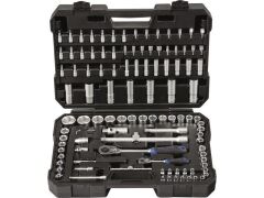 1/4" + 1/2" proficraft Steckschlüsselkoffer, 108-tlg. - 48 Zähne