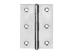 Halbbr. Scharniere, 46 x 60 mm hell verzinkt