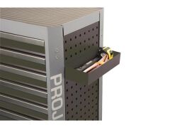 Zubehör Werkstattwagen GALAXY Multifunktionsablage flach Schwarz