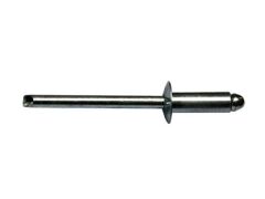 500 x Standard Blindniet Alu/Alu Flachkopf 4,0x14 - Klemmbereich: 7,5-9,5mm