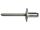 250 x Standard Blindniet Alu/Stahl Großkopf 4,8x16x16 - Klemmbereich: 8,0-12,0mm