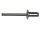 Auslaufartikel - 500 x Standard Blindniet Alu/ A2 Flachkopf 3,2x16 - Klemmbereich: 9,0-13,0mm
