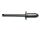 500 x Standard Blindniet Stahl/Stahl Flachkopf 4,0x14 - Klemmbereich: 7,5 -10,0mm