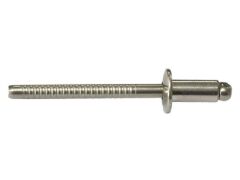500 x Standard Blindniet Edelstahl A2/A2 Flachkopf 4,8x08 - Klemmbereich: 2,0-4,0mm